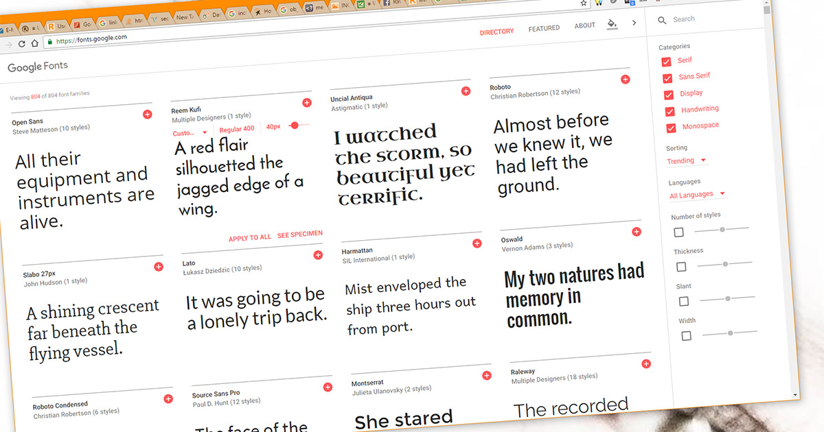 Useful Google Webfonts for your Web Design Projects • is ned org